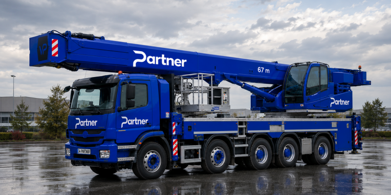 67 Metre Sepetli Vinç